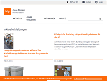Tablet Screenshot of jungeoekologen.de